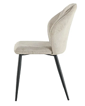 Cтілець Neil чорний каркас/ беж тканина TM Intarsio, фото 3