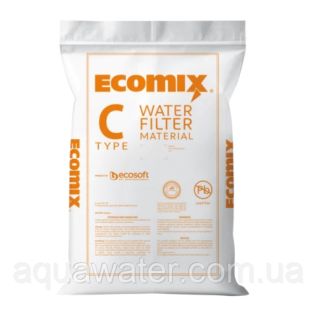 Ecosoft Ecomix C - сорбент для видалення заліза, марганцю, зниження рівня жорсткості