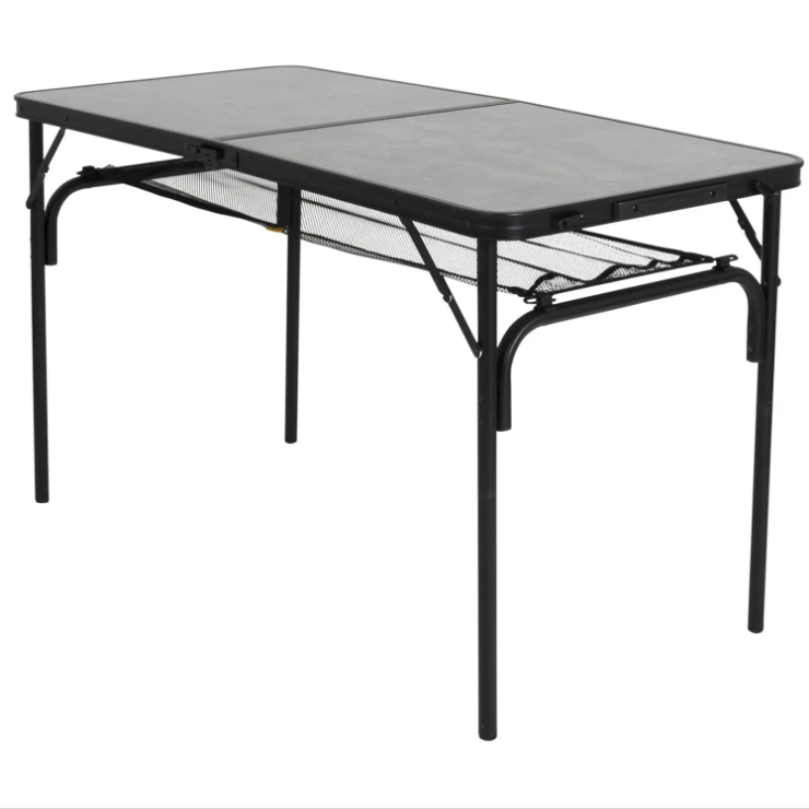 Туристичний Стіл Розкладний Bo-Camp Northgate 120x60 cm Black/Grey (1404186) Кемпінговий Складаний Столик для риболовлі