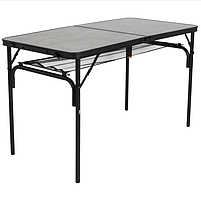 Туристичний Стіл Розкладний Bo-Camp Northgate 120x60 cm Black/Grey (1404186) Кемпінговий Складаний Столик для риболовлі, фото 3