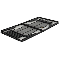 Туристичний Стіл Розкладний Bo-Camp Northgate 120x60 cm Black/Grey (1404186) Кемпінговий Складаний Столик для риболовлі, фото 8