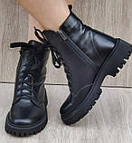Черевики жіночі спортивні на байці шкіряні від виробника модель ШТ25-1118, фото 6