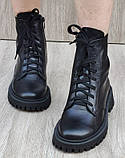 Черевики жіночі спортивні на байці шкіряні від виробника модель ШТ25-1118, фото 7