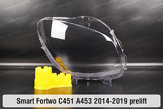 Скло фари Smart Fortwo C451 A453 (2014-2019) дорест праве