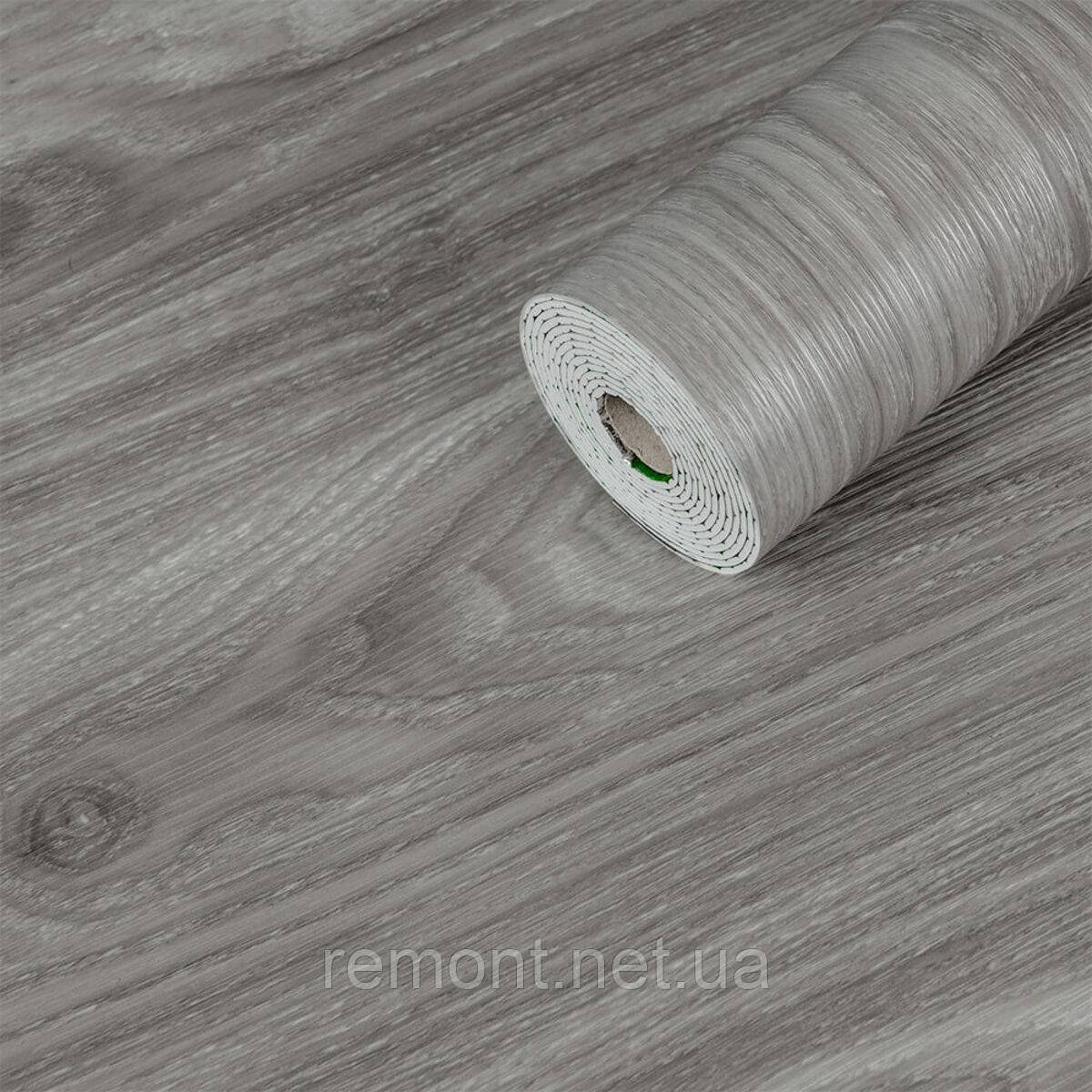 Самоклеюча вінілова плитка в рулоні 600х3000х2мм Попеляста (0004-8-матовий) SW-00001175, фото 1