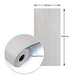 Самоклеюча вінілова плитка в рулоні 600х3000х2мм Молочна Мат SW-00001181, фото 3