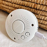 Ведмедик музичний з нічником MOONIE (гладкий), Silver, фото 4