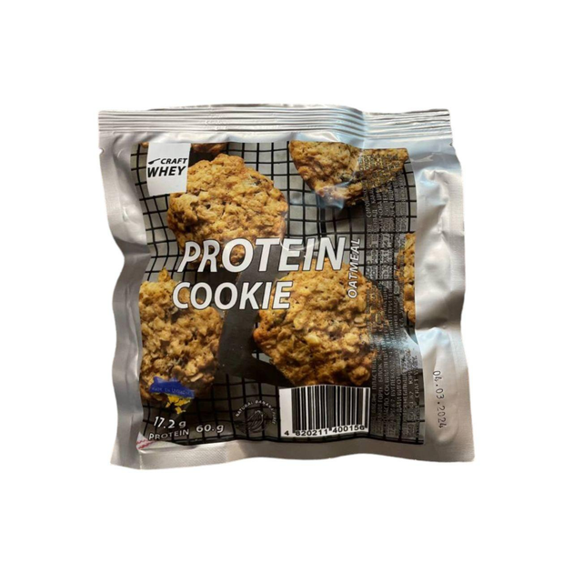 Протеїнове печиво Craft Whey Protein Cookie 60 g (Oatmeal)