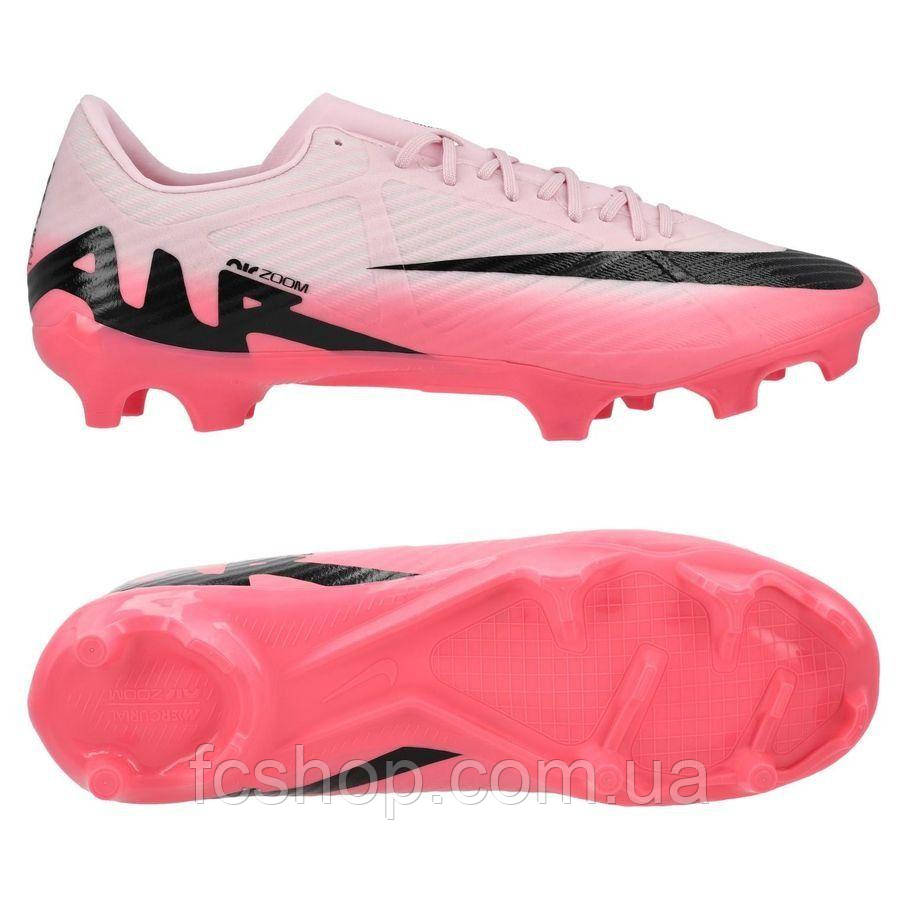 Футбольні бутси Nike Air Zoom Mercurial Vapor 15 Academy MG DJ5631-601, Рожевий, Розмір (EU) — 44