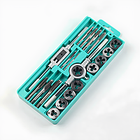 Набір мітчиків та плашок 20 шт. для нарізування різьблення