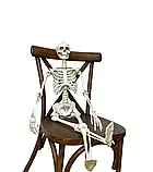 Велика модель Скелета на хелловін 90см, фото 9