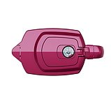 Фільтр-глечик з 4 шт. картриджів Аквафор Атлант А5 червоний вишневий, фото 7