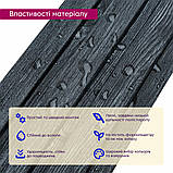 Рейка декоративна PS 2900х120х12мм Темний графіт SW-00002128, фото 4