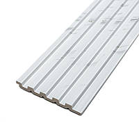 Рейка декоративна PS 2900х120х12мм Білий мармур SW-00002134