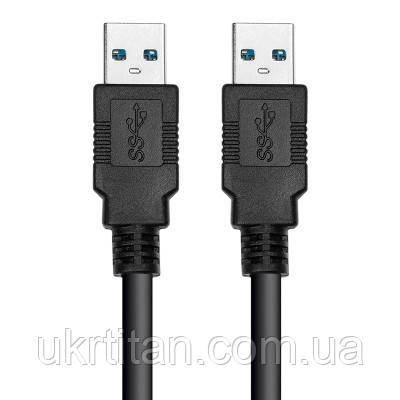 Оригінал! Дата кабель USB 3.0 AM/AM 1.5m PowerPlant (CA911820) - Вища Якість!, фото 1