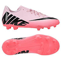 Бутси дитячі Nike JR MERCURIAL VAPOR 15 CLUB FG/MG світло-рожеві DJ5958-601, Рожевий, Розмір (EU) — 33