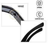 Футуристичні окуляри — циклоп для чоловіків і жінок, чорні, фото 6