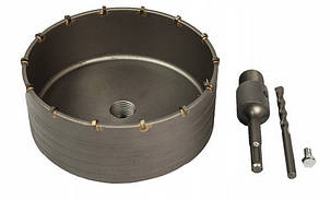 Коронка по бетону 120мм SDS + продовжувач SILVER S0559, фото 1