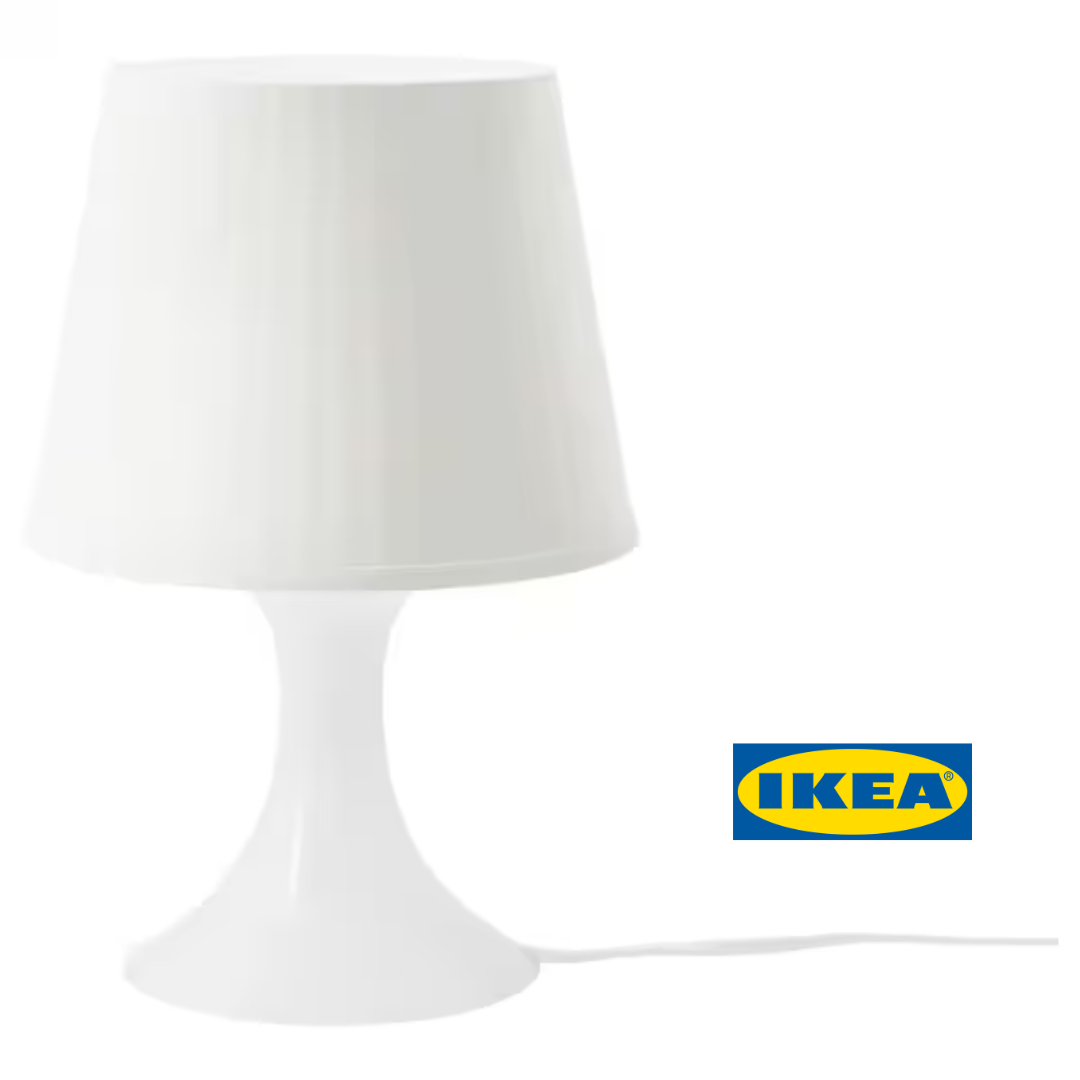 Настільна лампа IKEA LAMPAN (ІКЕА ЛАМПАН). 20046988. Біла