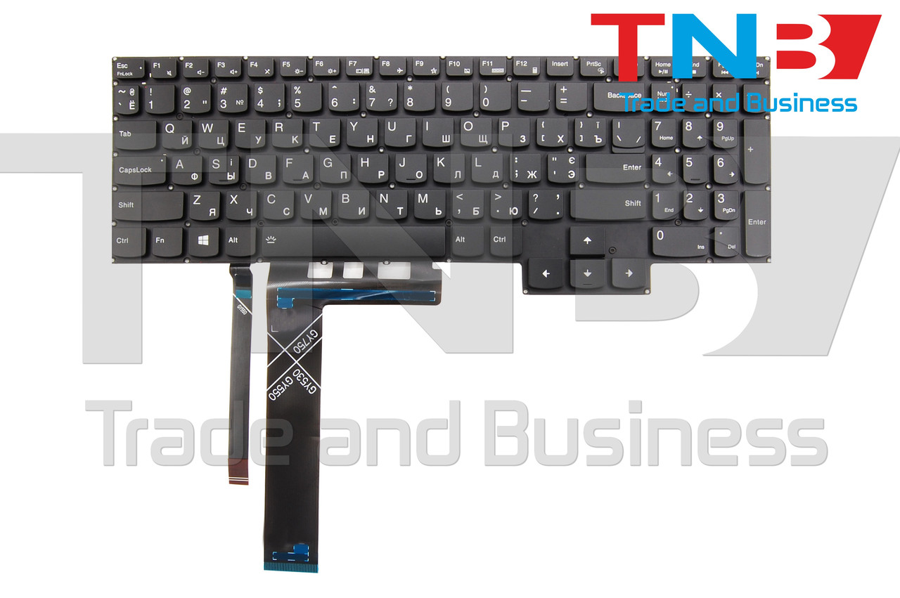 Клавіатура LENOVO LEGION 5-17ITH6 16ITH6 15ARH05H 15ACH6H 16ACH6H 15ITH6 Черная з підсвічуванням RGB RU