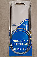 Спиці в'язальні на тросі 100см (7мм)