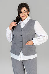 Жилет Дара сірий 50 (102054)