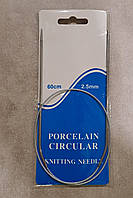 Спиці в'язальні на тросі 60см (2,5 мм)