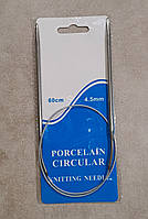 Спиці в'язальні на тросі 60см (4,5 мм)