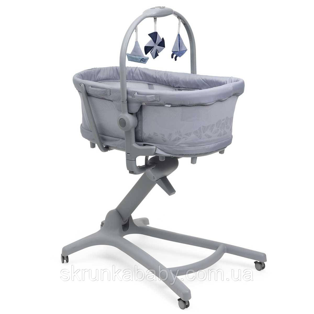 Ліжечко-стільчик 5 в 1 Chicco Baby Hug Pro Earl Grey, фото 1