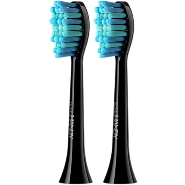 Насадка для електричної зубної щітки Lebond HANDY Black (2 шт.)
