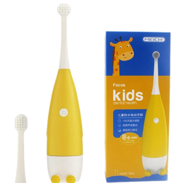 Дитяча звукова зубна щітка MEICH A6 Giraffe Yellow