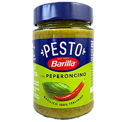 Соус песто перероні з базиліком Барілла Barilla con peperoncino 190g 12шт/ящ (Код: 00-00016673)