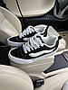 Кеди Vans Skool KNU Black White Ванс Скул Кну дуті низькі унісекс чорно-білі замша текстиль демісезон, фото 9
