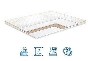 Матрас тонкий Аура Кокос беспружинный наполнение пена Air Foam (Матролюкс-ТМ)