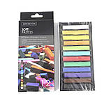 Пастель для малювання Art Nation Soft pastel суха, м`яка, 12 кольорів, фото 7