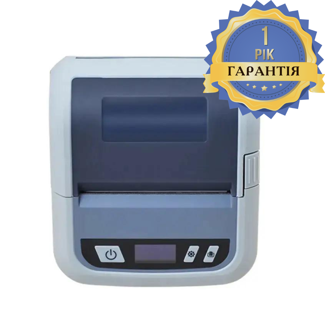 Мобільний принтер чеків-етикеток Xprinter XP-P323B USB + Bluetooth