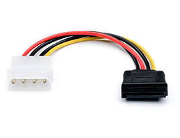 Переходник ATcom Molex (4pin) to SATA Power, 10cm (3798)