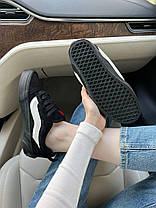 Кеди Vans Skool KNU Black White Ванс Олд Скул Кну низькі унісекс чорно-білі демісезон, фото 3
