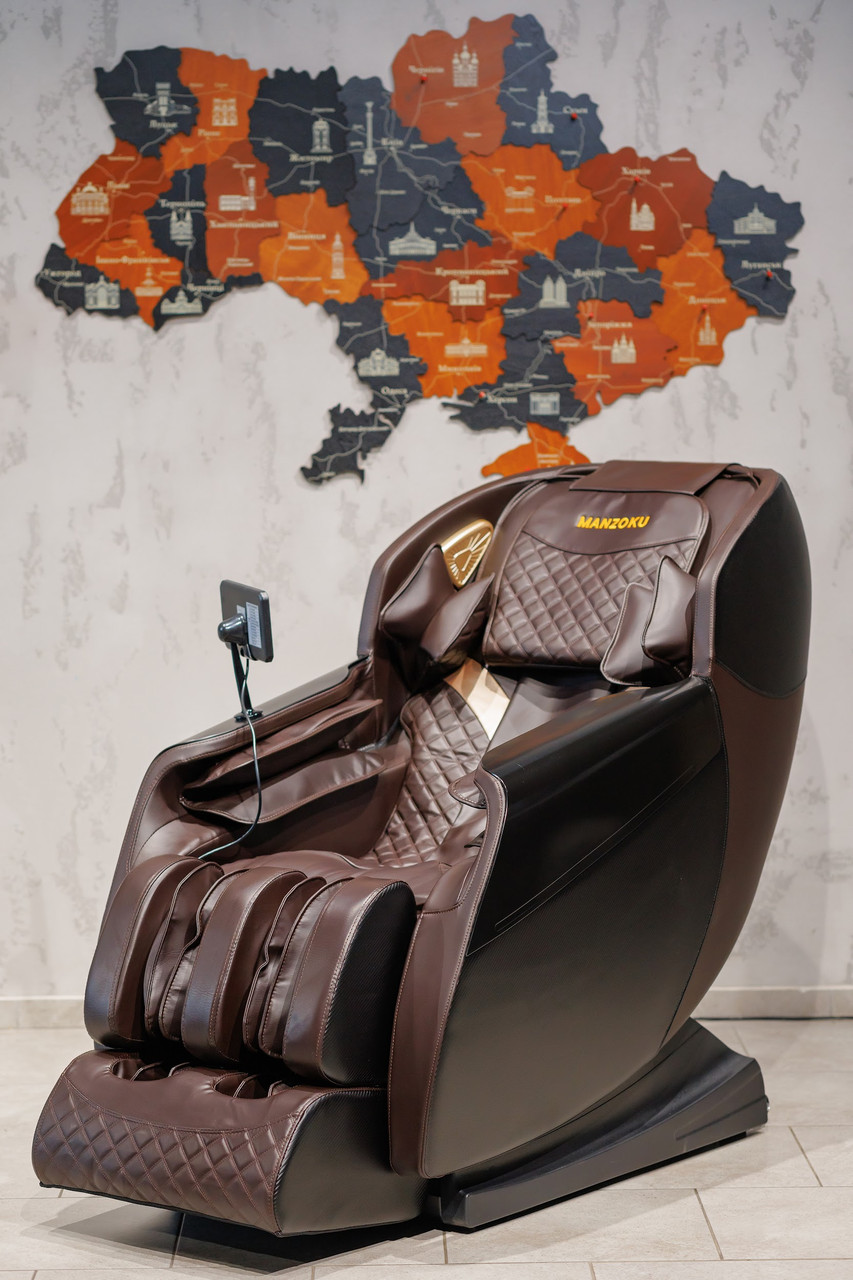 Крісло масажне Manzoku Black Line, фото 1