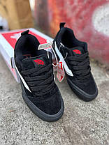 Кеди Vans Skool KNU Black White Ванс Олд Скул Кну низькі унісекс чорно-білі демісезон, фото 2