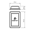 Панельна 3G/4G антена MarketNet Maxi MIMO 22 дБ 824-960,1700-2700 МГц, фото 7