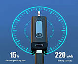 Бездротовий петличний мікрофон 2 шт. Usams U35 для телефонів і планшетів з 3.5 mm jack рестолятором, фото 8