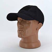 Кепка бейсболка тактична літня ріп-стоп чорна з регулятором розміру