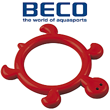 Тонуча іграшка для басейну іграшка для ванної черепашка BECO Turtle Red 9622 5 червона