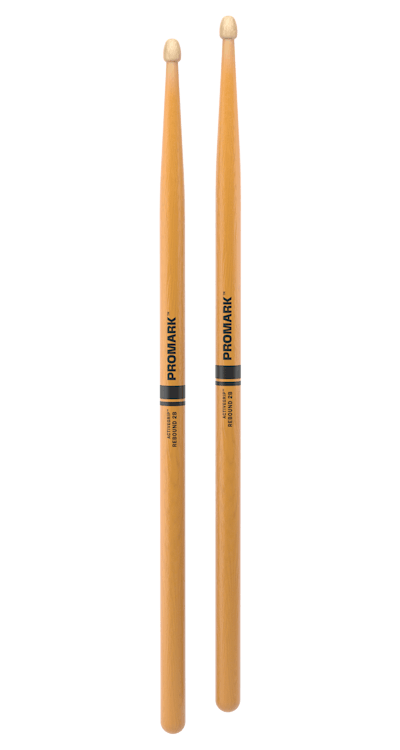 Барабанні палички PROMARK REBOUND 2B ACTIVEGRIP CLEAR, фото 1