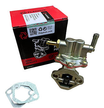 Насос паливний ЗАЗ 1102, 1103, 1105 с прокладкою (аналог Пекар) FLAGMUS