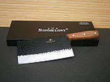 Ніж-сокира кухарський Sonmelony Chef WB-300 32 см, фото 2