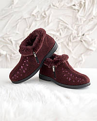 Тапочки жіночі (37-41) з хутром Гіпаніс гуртом