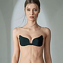 Силіконовий невидимий бюстгалтер Fly Bra Latch Рush Up Black Size L, фото 8