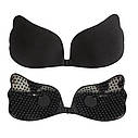 Силіконовий невидимий бюстгалтер Fly Bra Latch Рush Up Black Size XL, фото 6